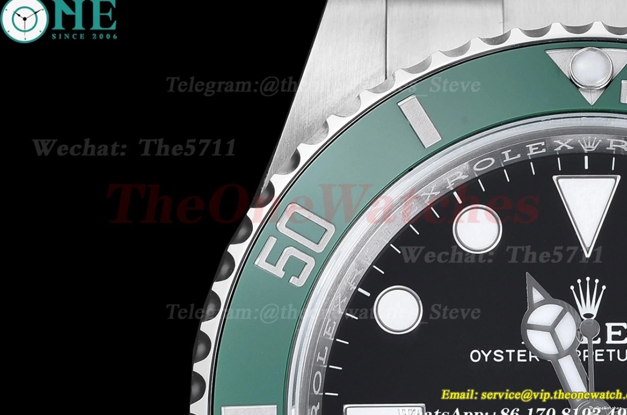 Green SS Starbucks 41mm 126610LV Clean Bezel SS SH3235 Submariner 0429